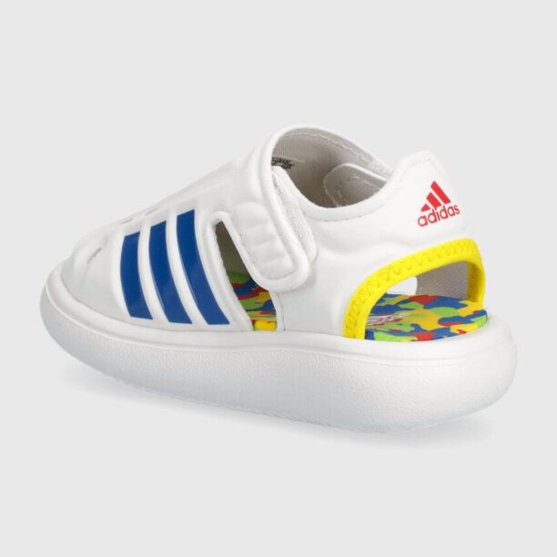 adidas pantofi de apă pentru copii WATER SANDAL I culoarea alb preţ