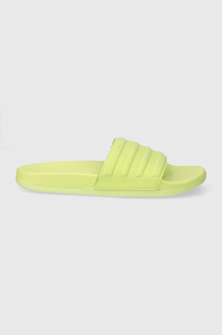 adidas papuci culoarea verde ID3405