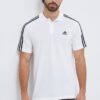 adidas polo de bumbac culoarea alb