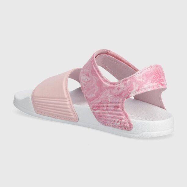 adidas sandale copii ADILETTE SANDAL K culoarea roz preţ