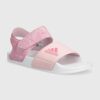 adidas sandale copii ADILETTE SANDAL K culoarea roz