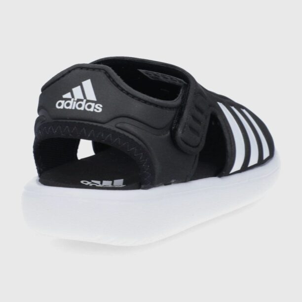 adidas sandale copii GW0384 culoarea negru preţ