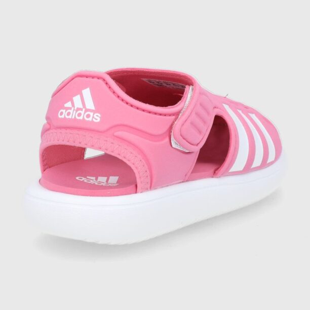 adidas sandale copii GW0386 culoarea violet preţ