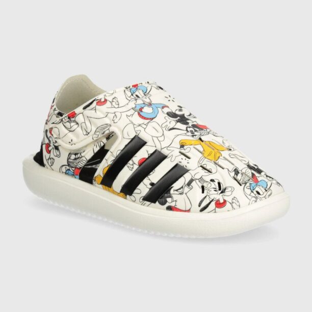 adidas sandale copii WATER SANDAL MICKEY C culoarea alb