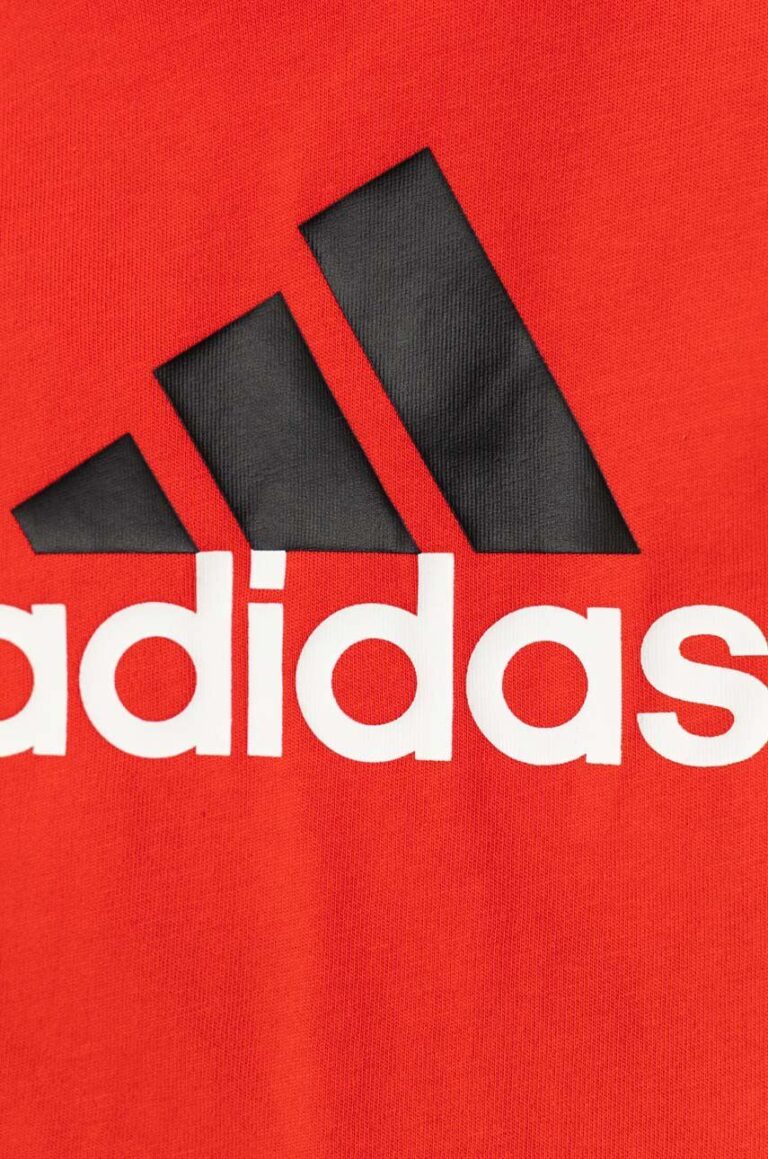 adidas set de bumbac pentru bebelusi culoarea portocaliu preţ