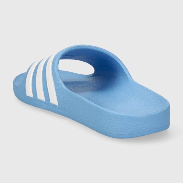 adidas slapi copii ADILETTE AQUA K culoarea turcoaz preţ