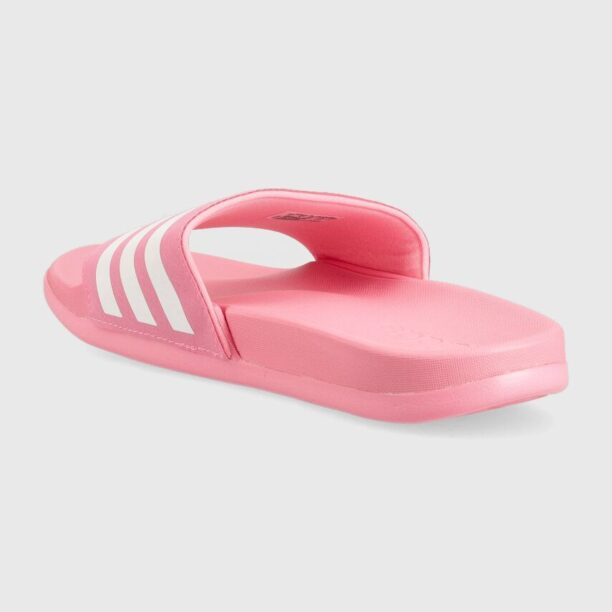 adidas slapi copii ADILETTE COMFORT K culoarea roz preţ