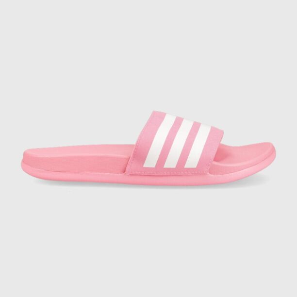 adidas slapi copii ADILETTE COMFORT K culoarea roz