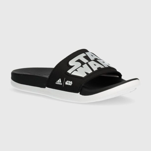 adidas slapi copii ADILETTE COMFORT STAR WARS K culoarea negru