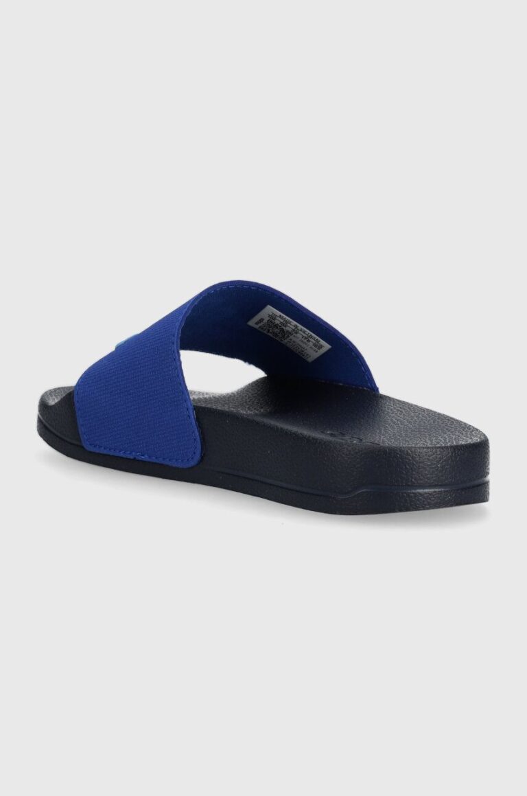 adidas slapi copii ADILETTE SHOWER K culoarea albastru marin preţ