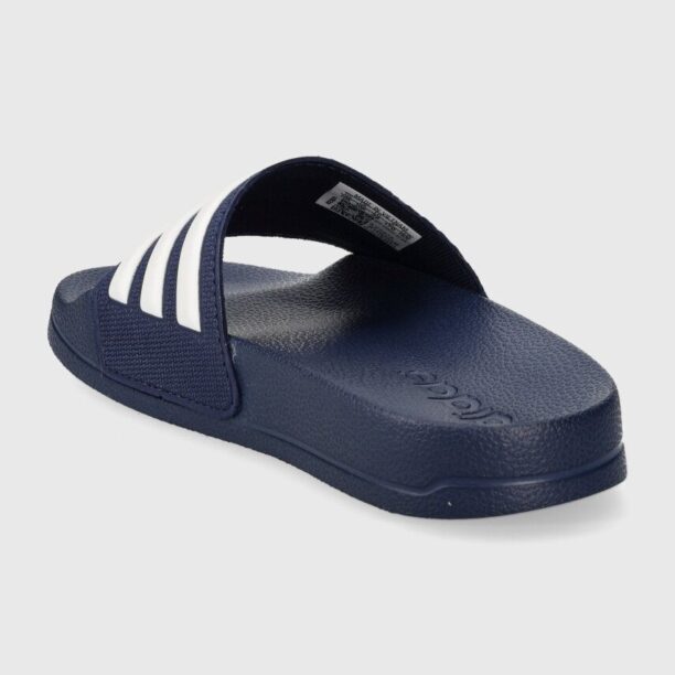 adidas slapi copii ADILETTE SHOWER K culoarea albastru marin preţ