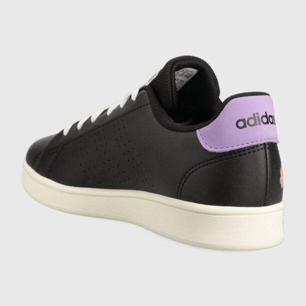 adidas sneakers ADVANTAGE K culoarea negru preţ