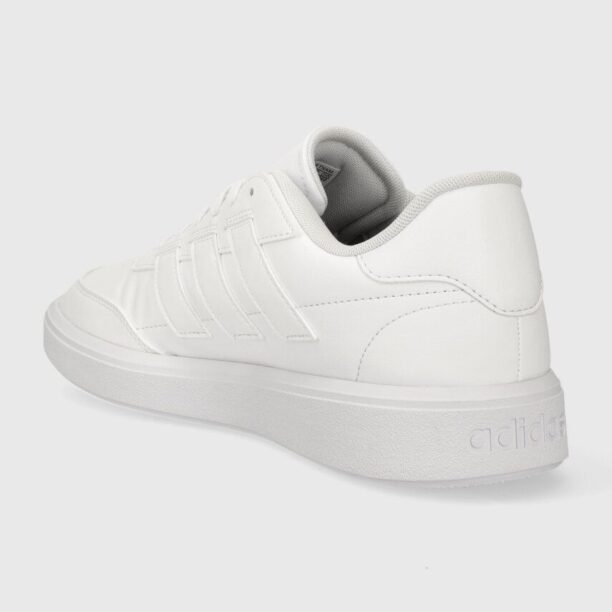 adidas sneakers COURTBLOCK culoarea alb IF4031 preţ