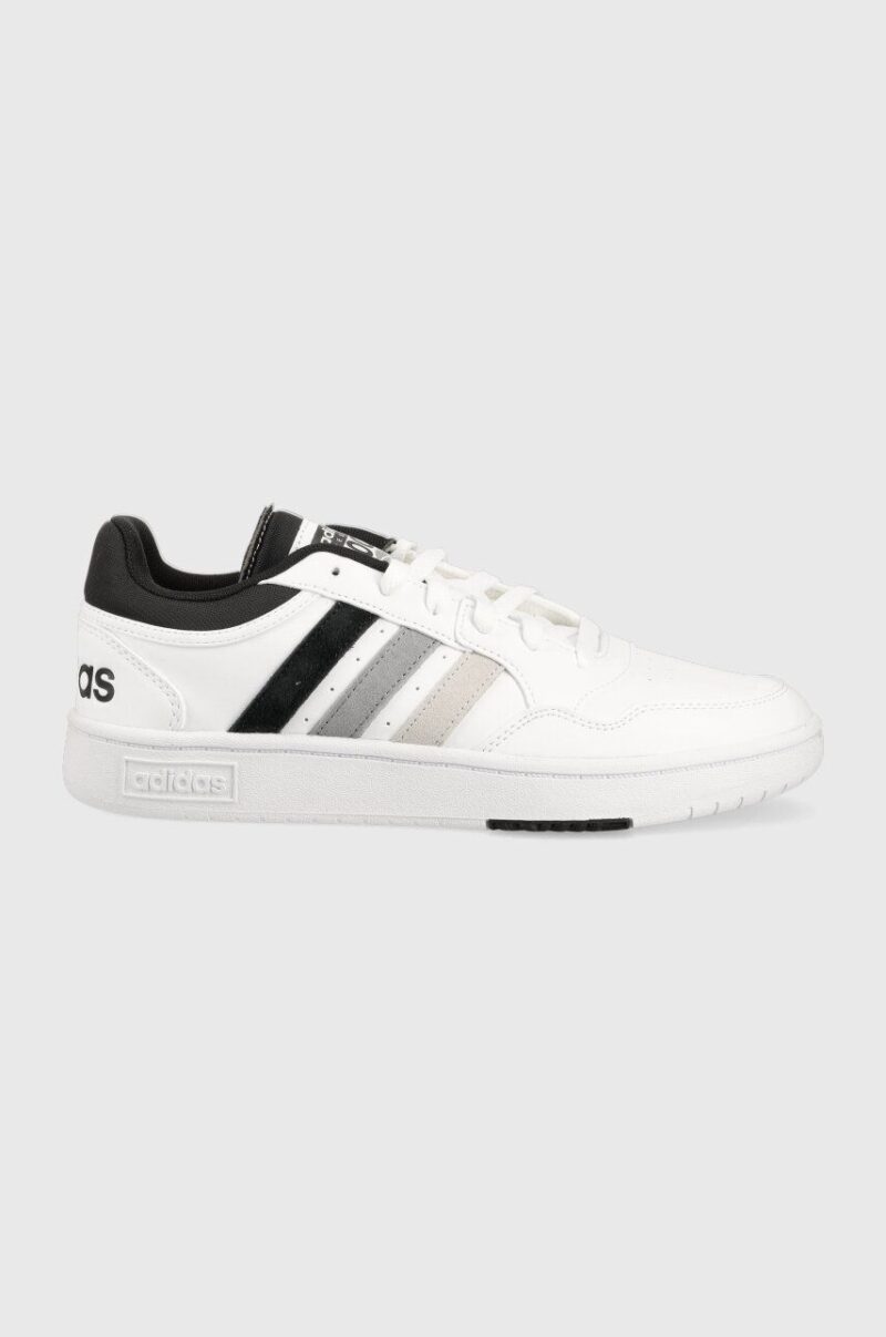 adidas sneakers HOOPS culoarea alb