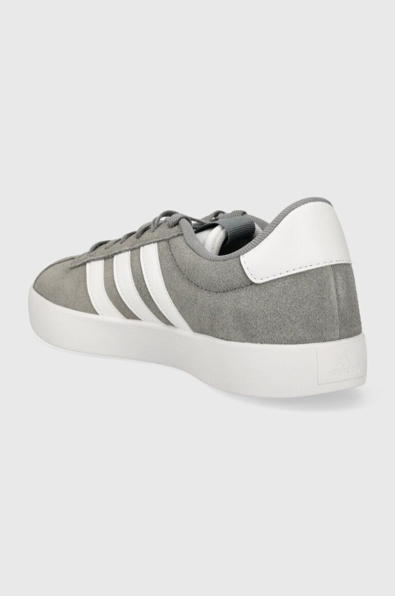 adidas sneakers din piele COURT culoarea gri ID6276 preţ