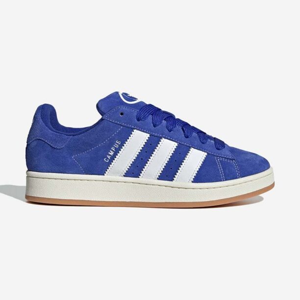 adidas sneakers din piele întoarsă Campus 00S culoare albastru H03471