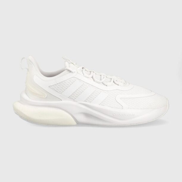 adidas sneakers pentru alergat AlphaBounce + culoarea alb HP6143