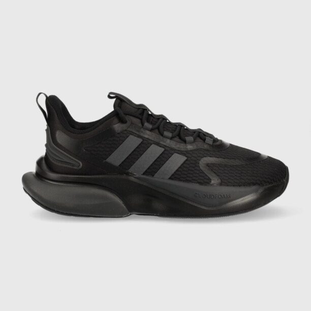 adidas sneakers pentru alergat AlphaBounce + culoarea negru HP6142