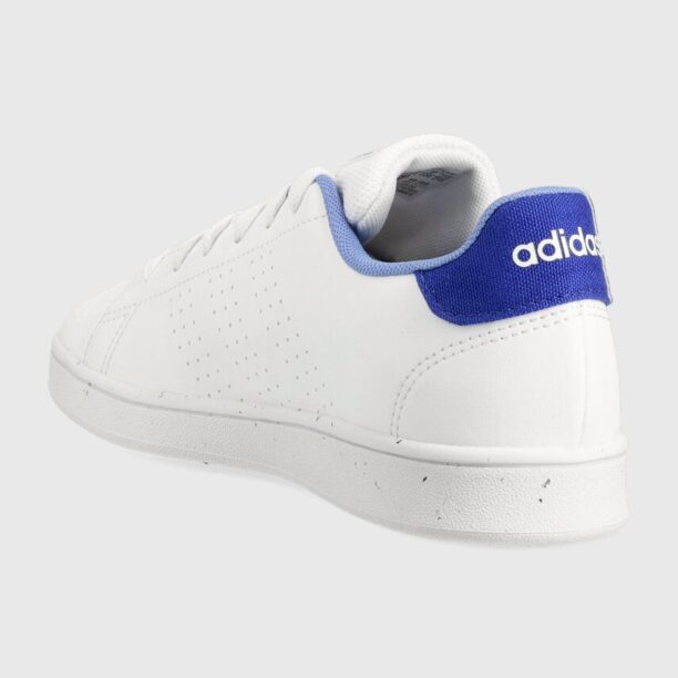 adidas sneakers pentru copii ADVANTAGE K culoarea alb preţ