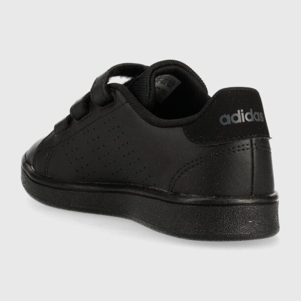 adidas sneakers pentru copii ADVANTAGE culoarea negru preţ