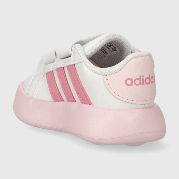 adidas sneakers pentru copii GRAND COURT 2.0 CF I culoarea roz preţ