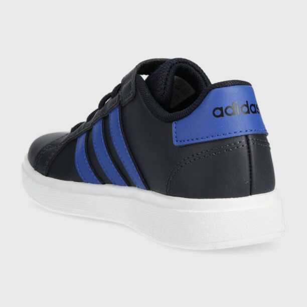 adidas sneakers pentru copii GRAND COURT 2.0 EL culoarea albastru marin preţ