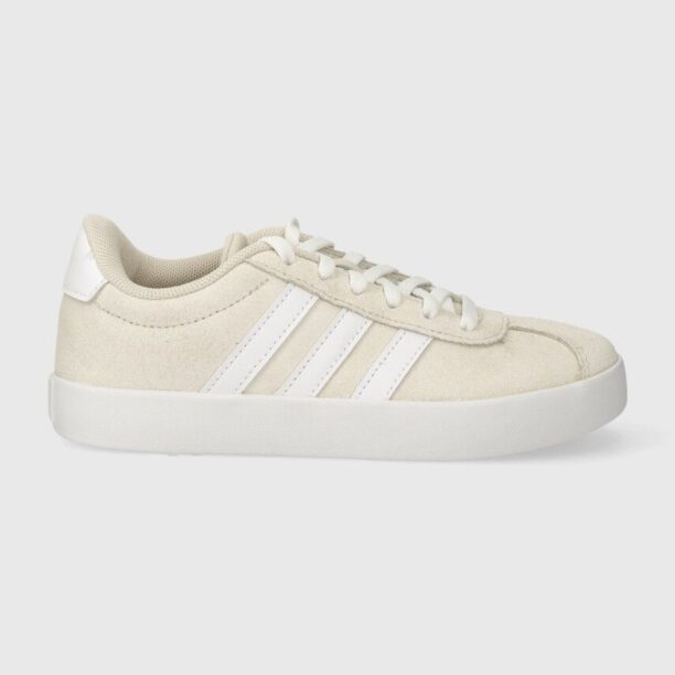 adidas sneakers pentru copii VL COURT 3.0 K culoarea bej