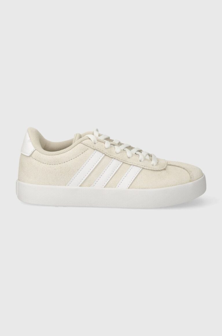 adidas sneakers pentru copii VL COURT 3.0 K culoarea bej