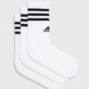 adidas sosete 3-pack culoarea alb