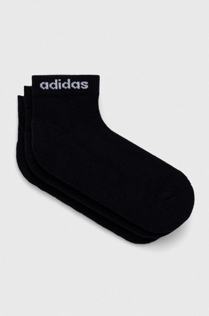 adidas șosete 3-pack culoarea negru IC1303