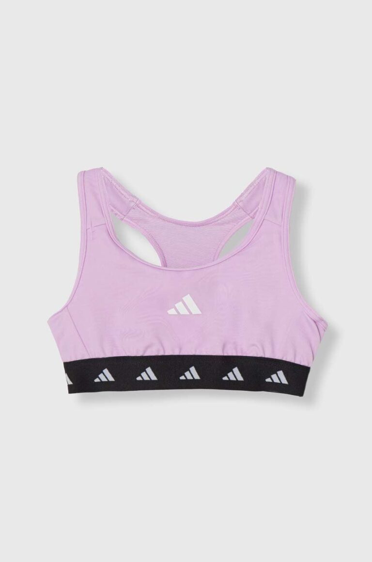 adidas sutien sport fete G TF POWER BRA culoarea violet