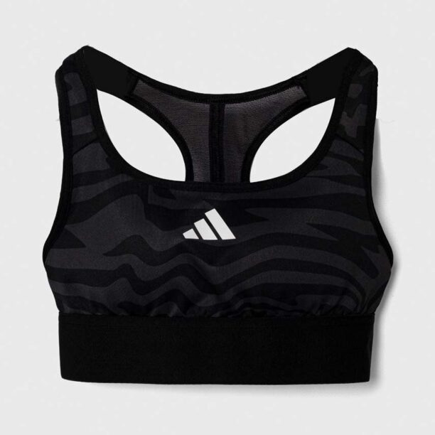 adidas sutien sport fete culoarea negru