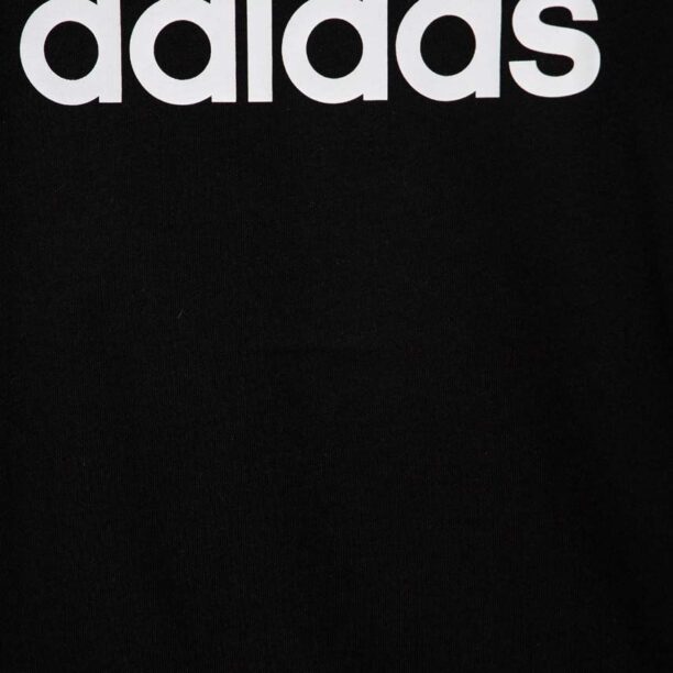 adidas tricou de bumbac pentru copii G LIN culoarea negru preţ