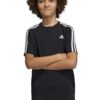 adidas tricou de bumbac pentru copii U 3S culoarea negru