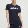 adidas tricou din bumbac H07833 culoarea bleumarin H07833