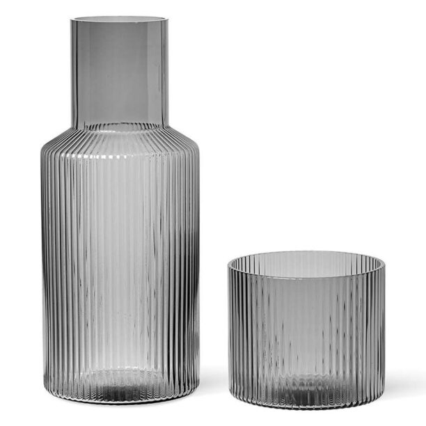 ferm LIVING carafă cu sticlă Ripple Small Carafe Set