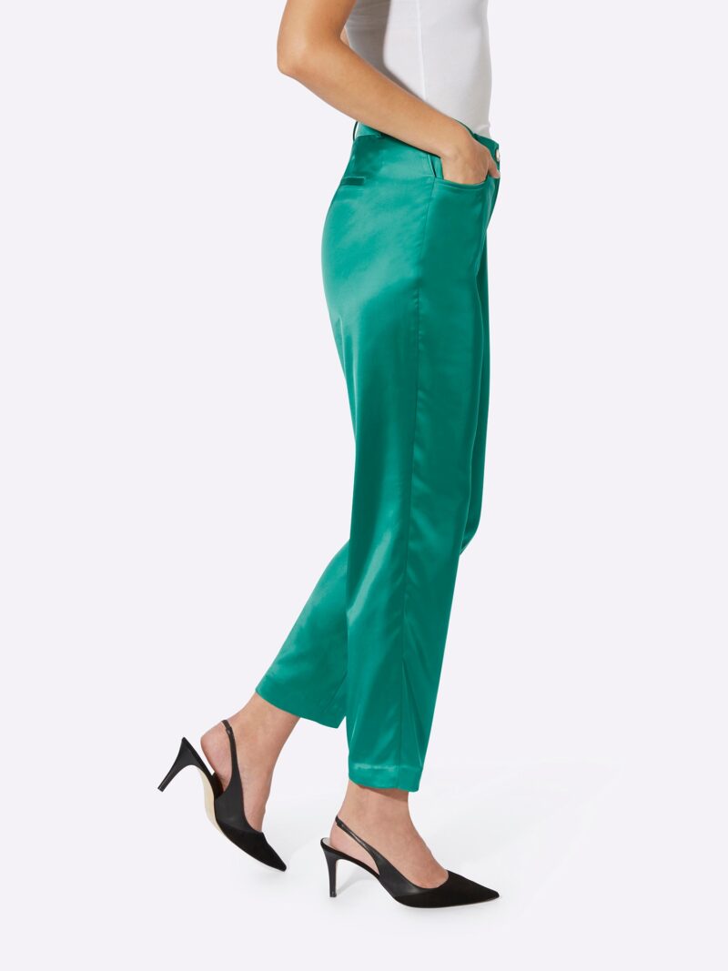 heine Pantaloni  verde smarald