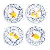 &k amsterdam un set de farfurii Lemon Moroccan 4-pack