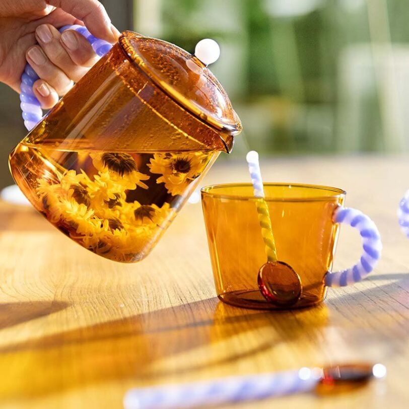 &k amsterdam un set de pahare Duet Amber 2-pack preţ