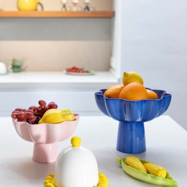 &k amsterdam vas pentru unt Butter Dish Perle Yellow preţ