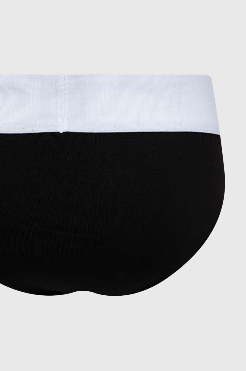 kust. slip din bumbac 3-pack culoarea negru preţ