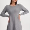 monari Rochie tricotat  gri