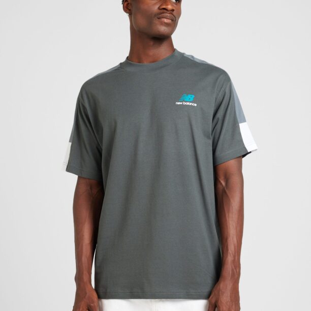 new balance Tricou 'Classics'  gri / gri deschis / alb preţ