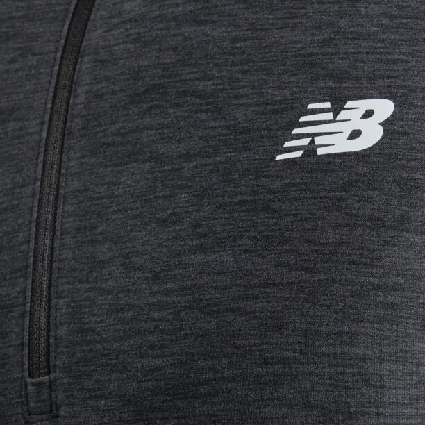 Preţ new balance Tricou funcțional 'Space Dye'  gri deschis / negru amestecat