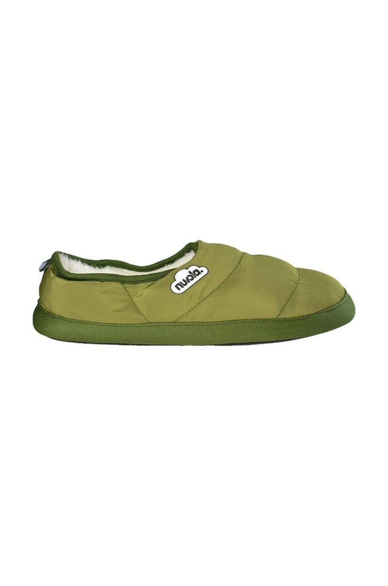 papuci de casa Classic Chill culoarea verde