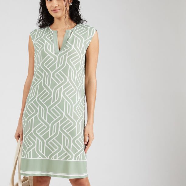 s.Oliver BLACK LABEL Rochie  verde pastel / alb