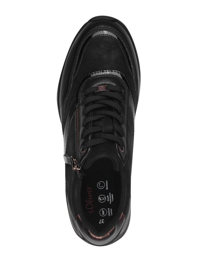 s.Oliver Sneaker low  arămiu / negru preţ