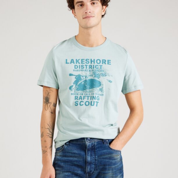 s.Oliver Tricou  cyan / verde jad