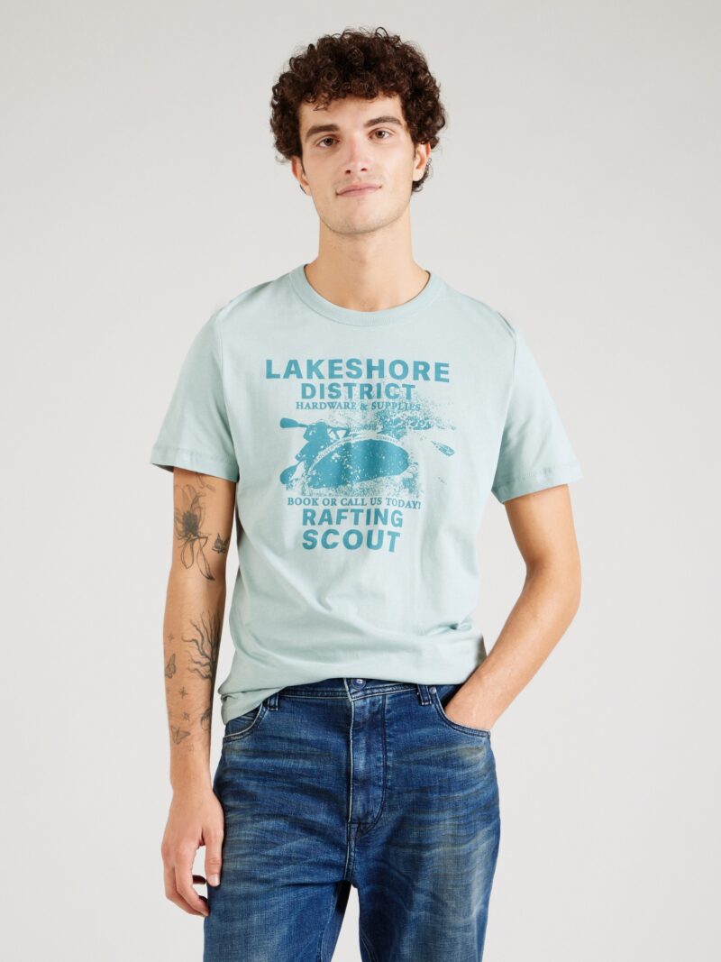 s.Oliver Tricou  cyan / verde jad