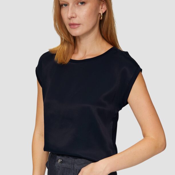 s.Oliver BLACK LABEL Tricou  bleumarin preţ